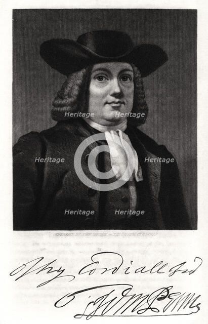 'William Penn', 19th century.  Creator: John Sartain.