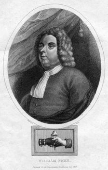 William Penn, founded the Province of Pennsylvania 1823. Artist: Chapman & Co
