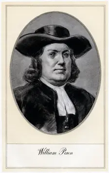 William Penn, founder of Pennsylvania, (early 20th century).Artist: Gordon Ross