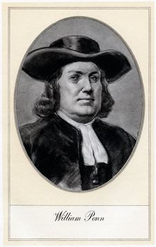 William Penn, founder of Pennsylvania, (early 20th century).Artist: Gordon Ross