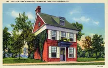 William Penn's Mansion, Fairmount Park, Philadelphia, Pennsylvania, USA, 1933