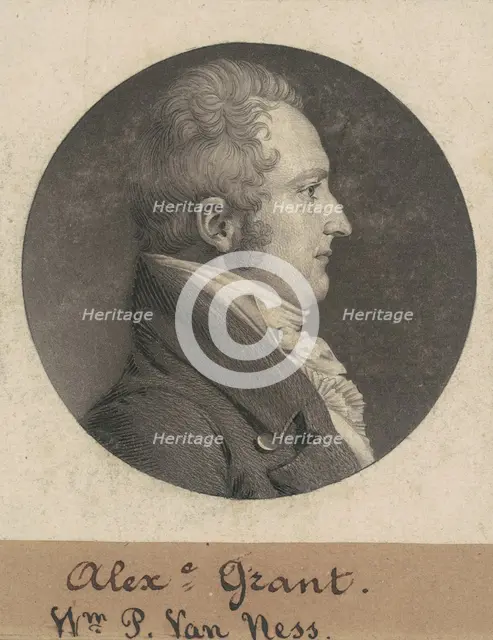 William Peter Van Ness, 1807. Creator: Charles Balthazar Julien Févret de Saint-Mémin.