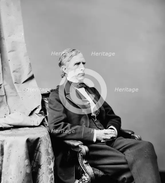 William Pitt Fessenden of Maine, between 1860 and 1875. Creator: Unknown.