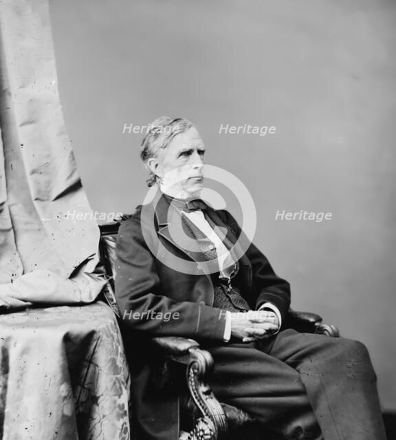 William Pitt Fessenden of Maine, between 1860 and 1875. Creator: Unknown.