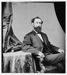 William Pitt Kellogg of Louisiana, between 1860 and 1875. Creator: Unknown