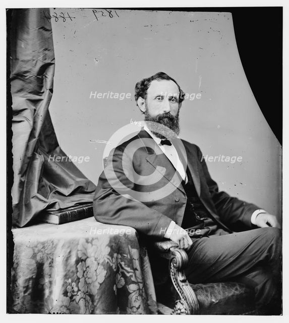 William Pitt Kellogg of Louisiana, between 1860 and 1875. Creator: Unknown.