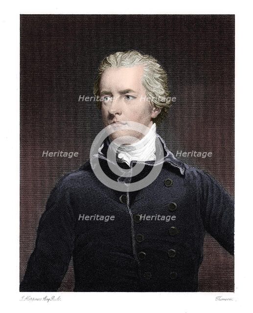 William Pitt the Younger, British statesman. Artist: Unknown.