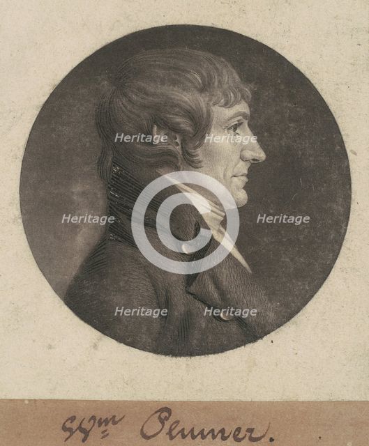 William Plumer, 1806. Creator: Charles Balthazar Julien Févret de Saint-Mémin.