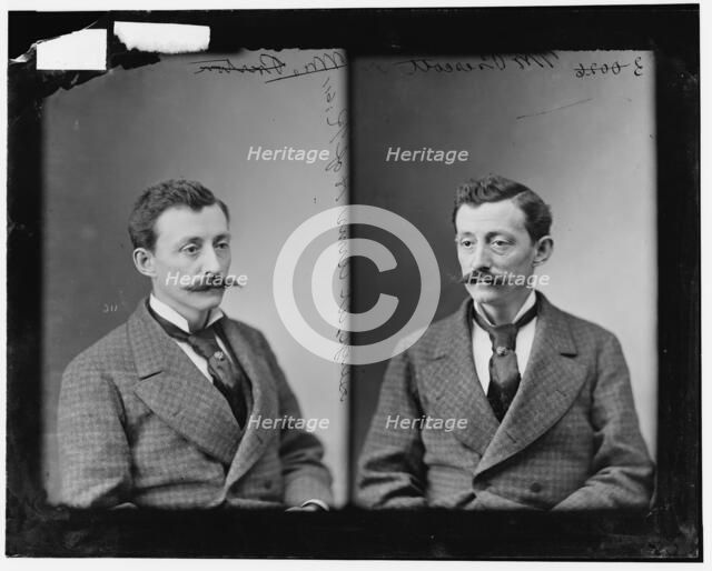 William Prescott, Sergt. of Arms, H. of R., between 1865 and 1880. Creator: Unknown.