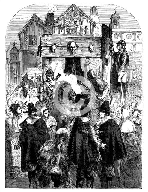 William Prynne (1600-1669) in the pillory, c1902. Artist: Unknown