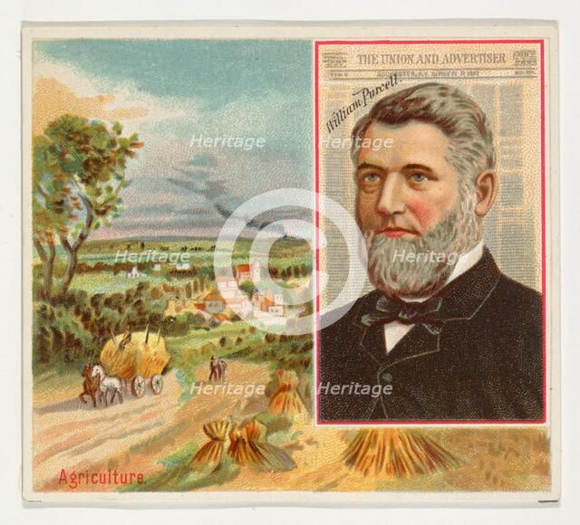 William Purcell, The Rochester Union and Advertiser, from the American Editors series (N35..., 1887. Creator: Allen & Ginter.