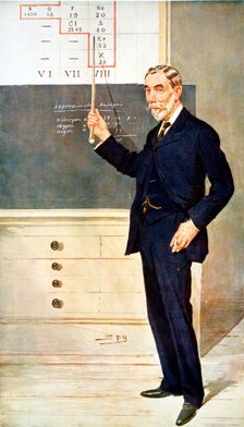William Ramsay, Scottish chemist, 1908. Creator: Sir Leslie Matthew Ward
