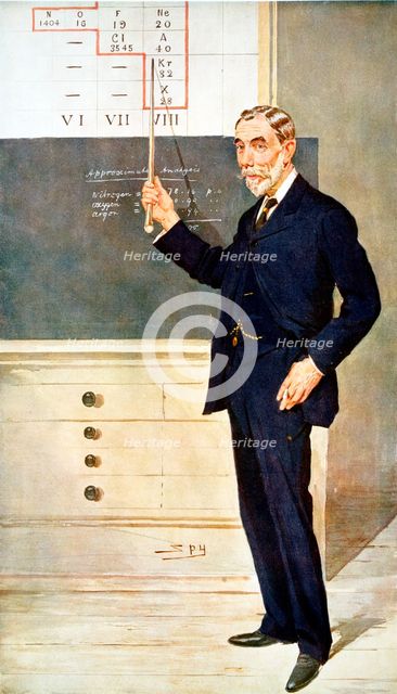 William Ramsay, Scottish chemist, 1908. Creator: Sir Leslie Matthew Ward.