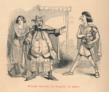 William refusing his Daughter to Edwin c1860, (c1860). Artist: John Leech