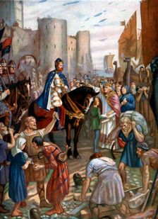 William Rufus at the Tower of London late 11th century, (c1920).Artist: Charles Goldsborough Anderson