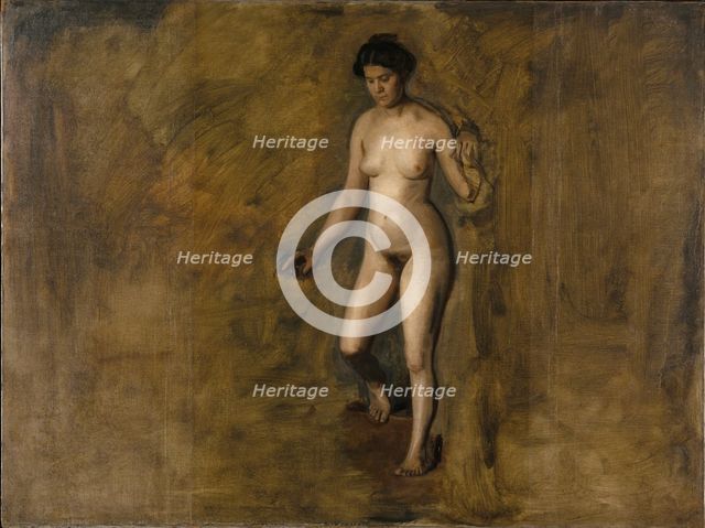 William Rush's Model, 1908. Creator: Thomas Eakins.