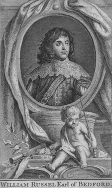 William Russel Earl of Bedford c1742. Artist: Jacobus Houbraken