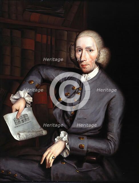 William Russell (1718-1801), surgeon to the Worcester Infirmary, c1770s. Creator: Stephen Hewson.