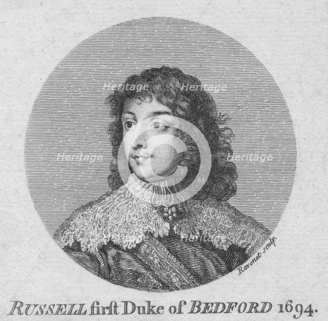 'William Russell, 1st Duke of Bedford', c1758. Artist: Simon François Ravenet.