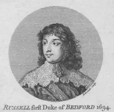 William Russell, 1st Duke of Bedford c1758. Artist: Simon François Ravenet