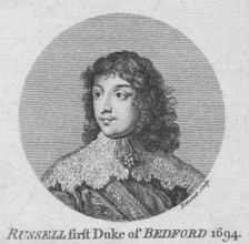 William Russell, 1st Duke of Bedford c1758. Artist: Simon François Ravenet