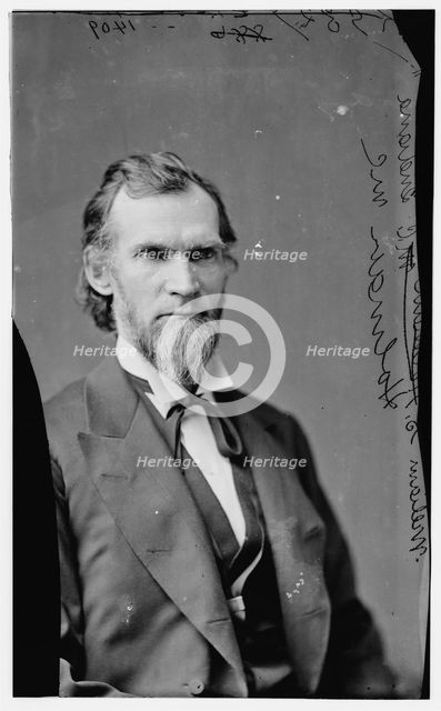 William S. Holman of Indiana, between 1870 and 1880. Creator: Unknown.