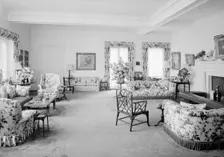 William S Paley, residence in Manhasset, Long Island, 1942. Creator: Gottscho-Schleisner, Inc