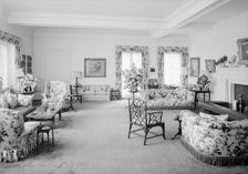 William S Paley, residence in Manhasset, Long Island, 1942. Creator: Gottscho-Schleisner, Inc