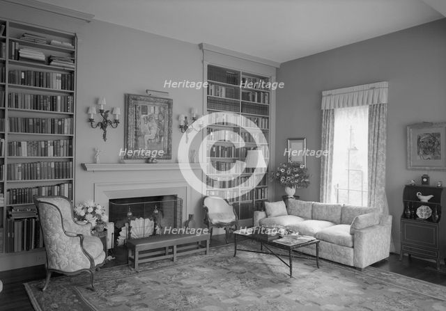 William S Paley, residence in Manhasset, Long Island, 1942. Creator: Gottscho-Schleisner, Inc.