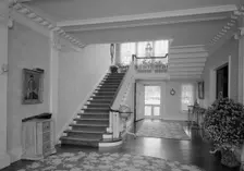 William S Paley, residence in Manhasset, Long Island, 1942. Creator: Gottscho-Schleisner, Inc