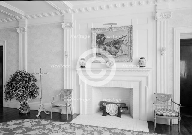 William S Paley, residence in Manhasset, Long Island, 1942. Creator: Gottscho-Schleisner, Inc.