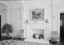 William S Paley, residence in Manhasset, Long Island, 1942. Creator: Gottscho-Schleisner, Inc