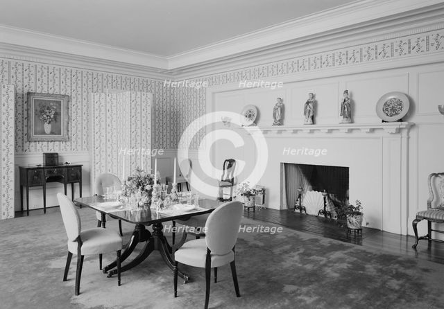William S Paley, residence in Manhasset, Long Island, 1942. Creator: Gottscho-Schleisner, Inc.