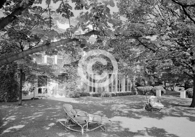 William S Paley, residence in Manhasset, Long Island, 1942. Creator: Gottscho-Schleisner, Inc.