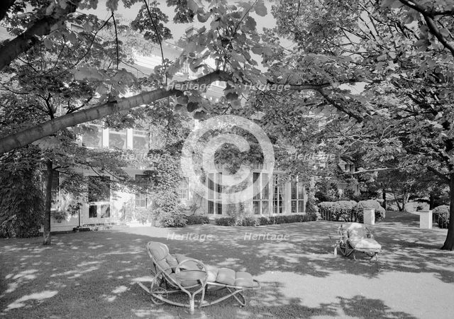 William S Paley, residence in Manhasset, Long Island, 1942. Creator: Gottscho-Schleisner, Inc.