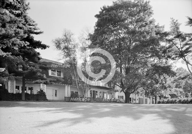 William S Paley, residence in Manhasset, Long Island, 1942. Creator: Gottscho-Schleisner, Inc.