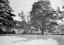 William S Paley, residence in Manhasset, Long Island, 1942. Creator: Gottscho-Schleisner, Inc