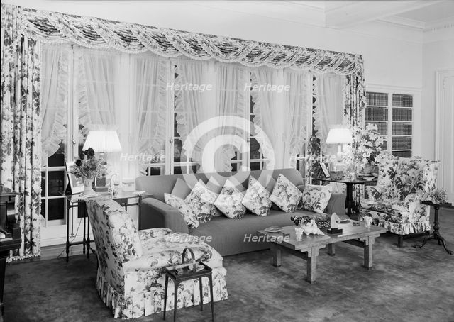 William S. Paley, residence in Manhasset, Long Island, New York, 1942. Creator: Gottscho-Schleisner, Inc.