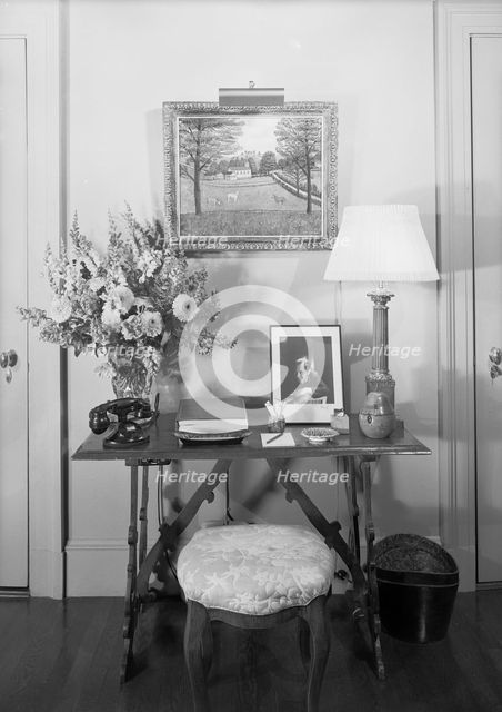 William S. Paley, residence in Manhasset, Long Island, New York, 1942. Creator: Gottscho-Schleisner, Inc.
