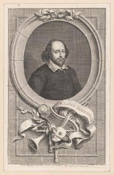 William Shakespeare, 1747. Creator: Jacobus Houbraken