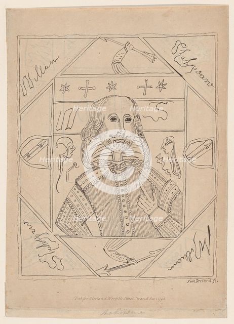 William Shakespeare, 1795. Creator: Samuel Ireland.