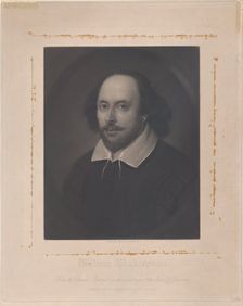 William Shakespeare, 1849. Creator: Samuel Cousins