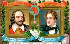 William Shakespeare and Lord Bryron, c1900