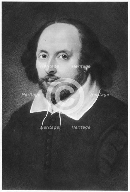 William Shakespeare, English playwright, (19th century). Artist: Unknown