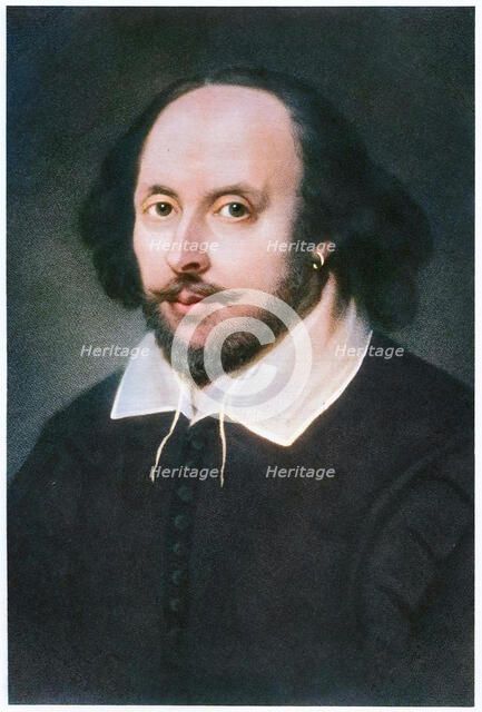 William Shakespeare, English playwright, (19th century). Creator: Unknown.