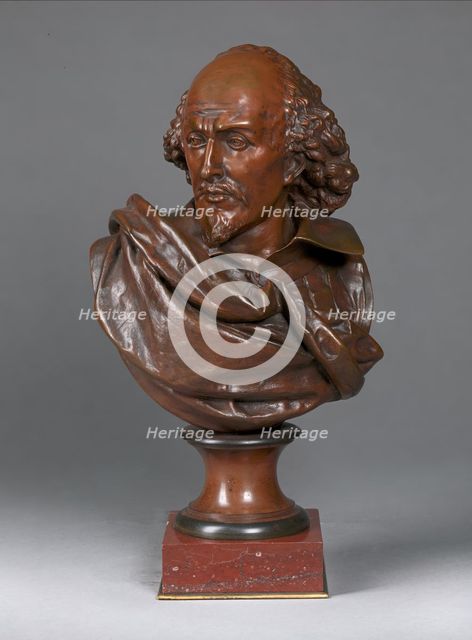 William Shakespeare, late 19th century. Creator: Albert Ernest Carrier de Belleuse.