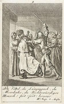 William Shakespeares Merry Wives of Windsor, 1786. Creator: Daniel Nikolaus Chodowiecki