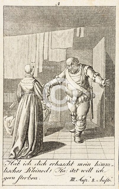 William Shakespeares Merry Wives of Windsor, 1786. Creator: Daniel Nikolaus Chodowiecki.