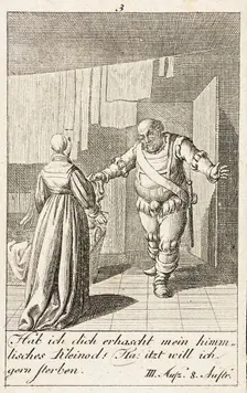 William Shakespeares Merry Wives of Windsor, 1786. Creator: Daniel Nikolaus Chodowiecki