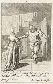 William Shakespeares Merry Wives of Windsor, 1786. Creator: Daniel Nikolaus Chodowiecki